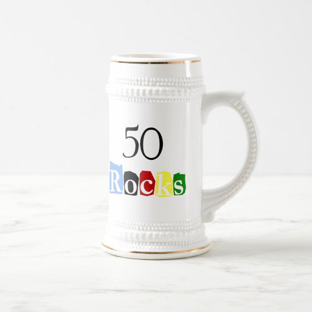 50 Rocks Beer Stein (Right)