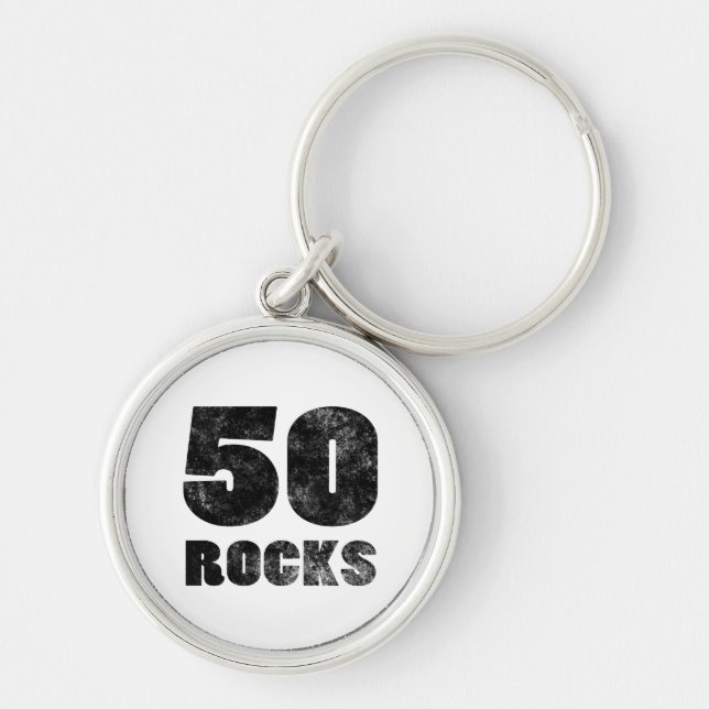50 Rocks Keychain (Front)