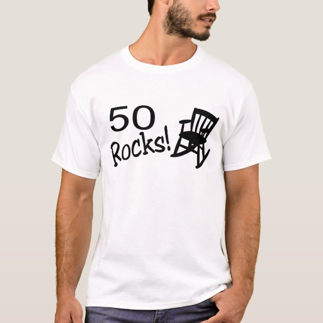 50 Rocks (Rocker) T-Shirt (Front)