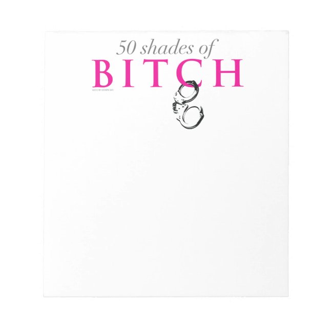50 Shades Notepad (Front)