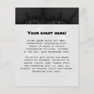50 Shades Of Grey - Fractal Art Flyer