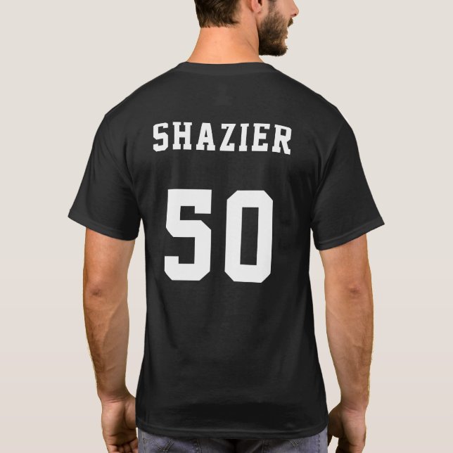 50 shazier t shirt of steelers  (Back)