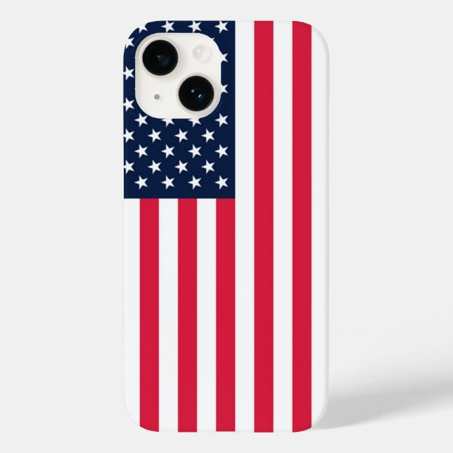 50-Star American Flag: Old Glory Stars and Stripes Case-Mate iPhone Case (Back)