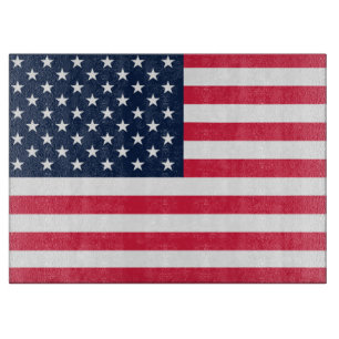 50-Star American Flag: Old Glory Stars and Stripes Cutting Board