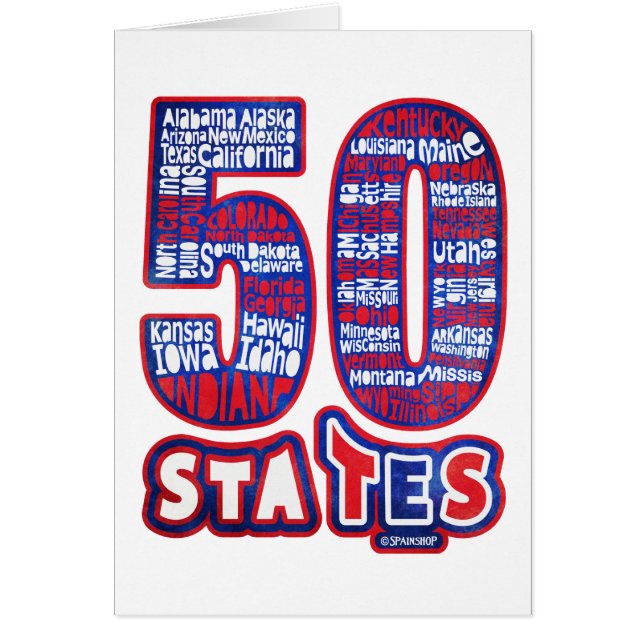 50 STATES THE USA (Front)