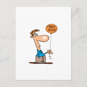 50 Sucks Postcard
