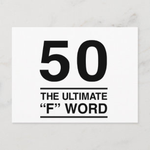 50 The Ultimate “F” Word Postcard