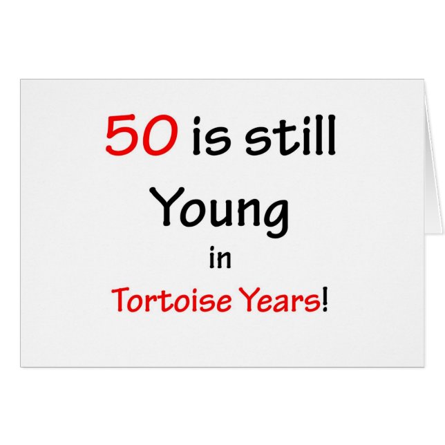 50 Tortoise Years (Front Horizontal)