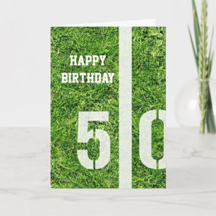 50 Yard Line Card