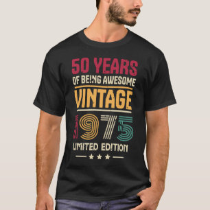 50 Year Birthday Decorations Men Gag 50 T-Shirt