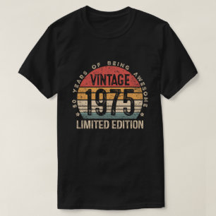 50 Year Birthday Decorations Men Gag 50yr 1975  T-Shirt