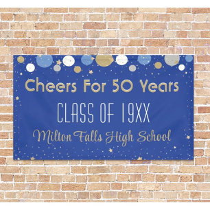 50 Year Celebration Class Reunion Banner