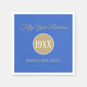 50 year Class Reunion napkins