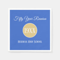 50 year Class Reunion napkins
