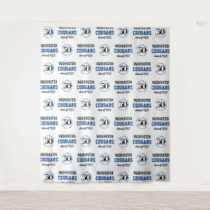 50 Year High School Reunion Step Repeat Backdrop Tapestry