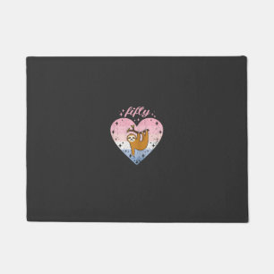 50 Year Old Cute Sloth Birthday Girl 50th B-day T- Doormat