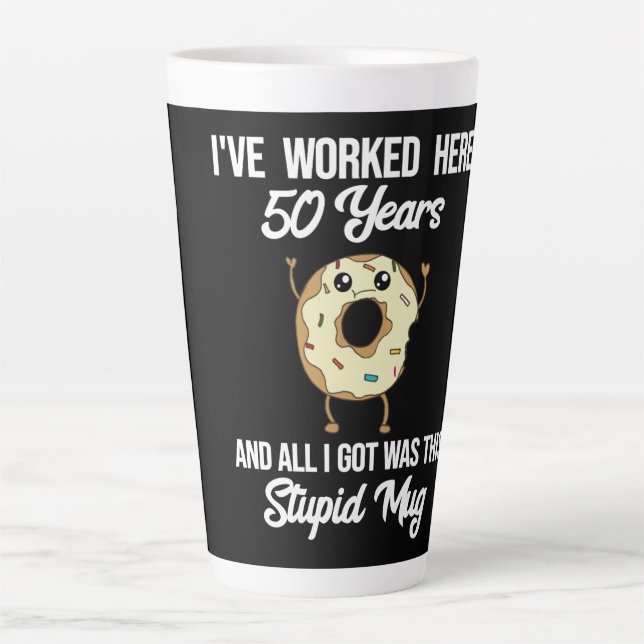 50 Year Work Anniversary Appreciation Gift Mug (Front)