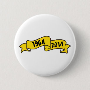 50 years 2 inch round button