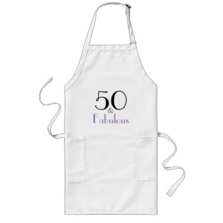 50 Years 50 & Fabulous 50th Birthday Cook's Apron