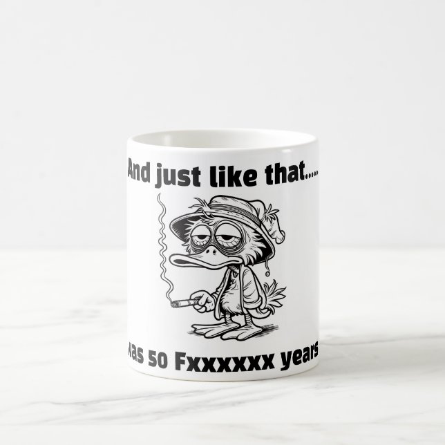 50 Years Ago Coffee Mug (Center)