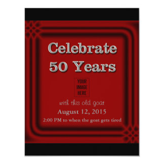 50 Year Old Invitations 6