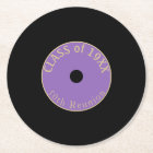50 years! Customizable, Class reunion coasters
