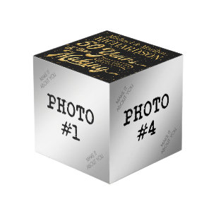 50 YEARS IN THE MAKING 50th Anniversary 4 Photo Cube