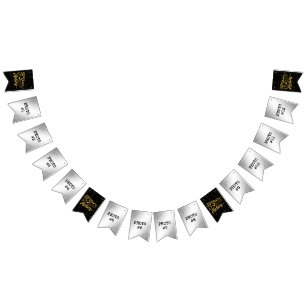 50 Years in the Making -- Anniv. or Birthday Photo Bunting Flags