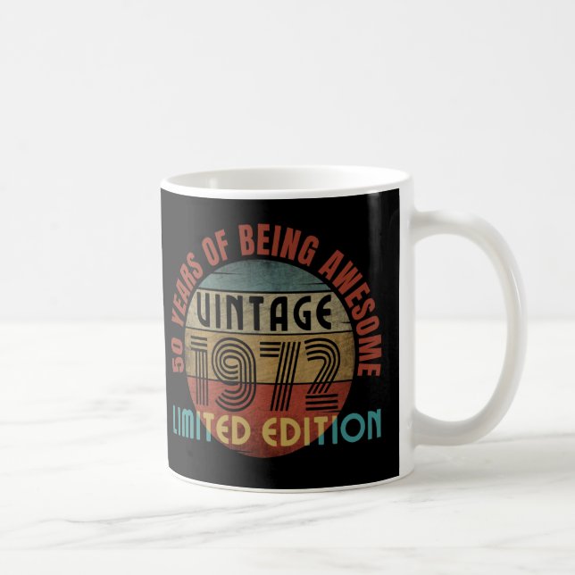 50 years of being awesome   coffee mug (Right)