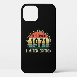 50 Years of being Awesome September Birthday iPhone 12 Pro Case