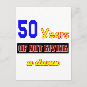 50 years of not giving a postcard