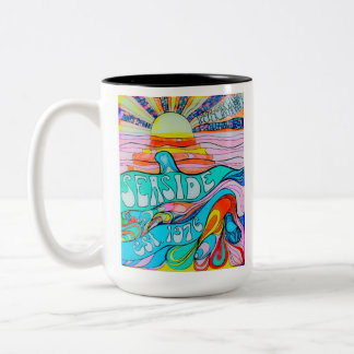 50 Years of Seaside  Two-Tone Coffee Mug