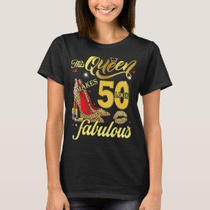 50 Years Old  50 & Fabulous Since 1972 50th Birthd T-Shirt