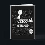 50 Years Old Bday Math Teacher 50th Birthday Gift Card<br><div class="desc">Birthday Design For anyone who's horoscope say difficult & Stubborn But totally worth.Wear it with pride at work,  school gym perfect to pair with shorts,  leggings or jeans for a casual yet trendy Look</div>
