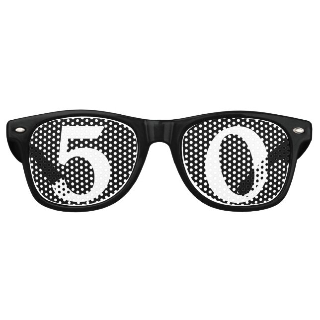 50 Years Old Birthday Sun Glasses (Front)