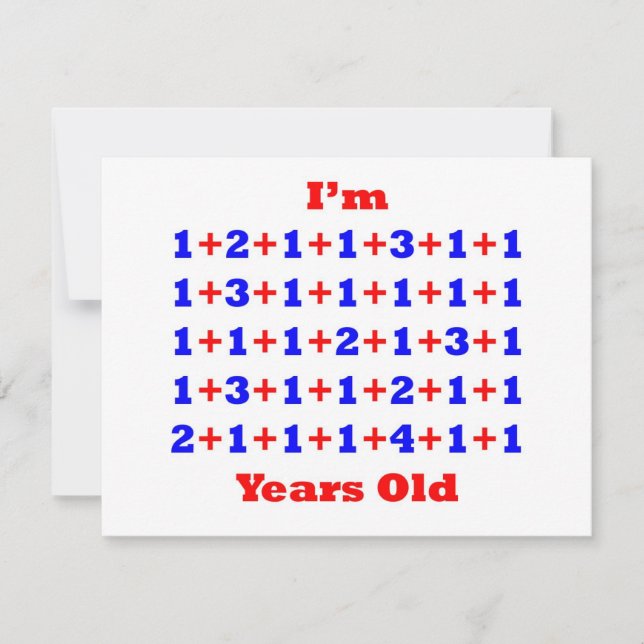 50 Years old! Card (Front)