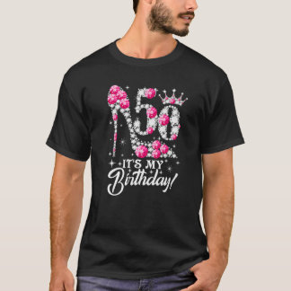50 Years Old It's My 50Th Birthday Funny Pink Diam T-Shirt