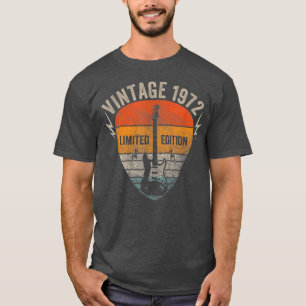 50 Years Old Vintage 1972 Limited Edition 50th Bir T-Shirt