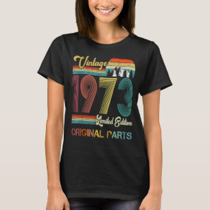 50 Years Old Vintage 1973 50th Birthday 12 T-Shirt