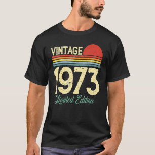 50 Years Old Vintage 1973 50th Birthday 18 T-Shirt