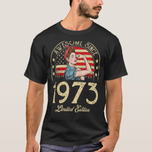 50 Years Old Vintage 1973  50th Birthday  21 T-Shirt