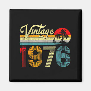 50 Years Old Vintage 1976 50th Birthday Men Women Magnet