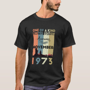 50 Years Old Vintage November 1973 50th Birthday G T-Shirt
