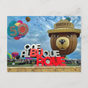 50 years  postcard