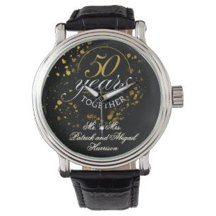 50 Years Together Wedding Anniversary Gift Watch