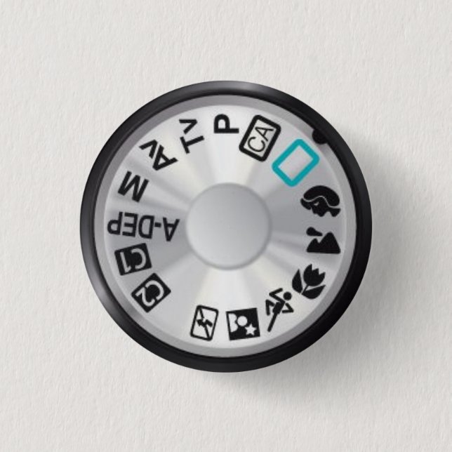 50D Mode Dial 1 Inch Round Button (Front)