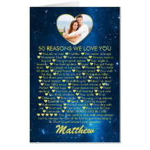 50e anniversaire 50 raisons Je t'aime Photo
