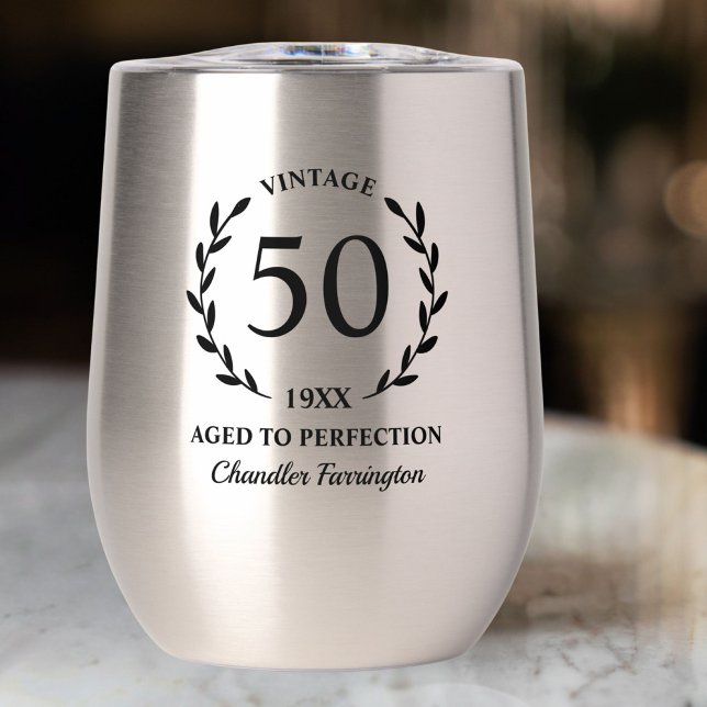 50e anniversaire Âgé à la perfection Nom personnal (Créateur téléchargé)