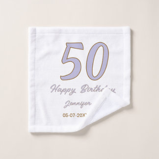 50e anniversaire ajouter nom date année mode viole