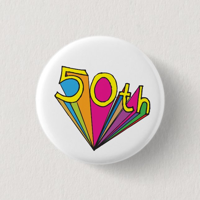 50e anniversaire badge 50 ans (Devant)